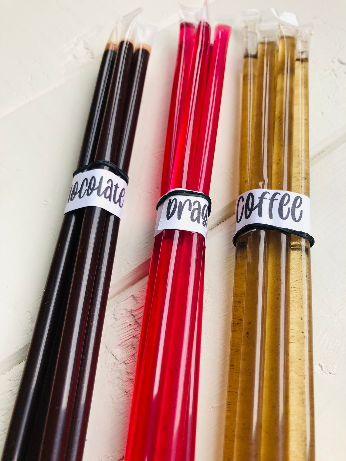 Infused Honey Straws Raw Honey Sticks 40 Flavors Etsy