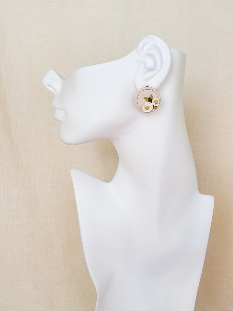 18K Gold Plated Stud Earrings. SERENITY \u2013 Baby Edition II