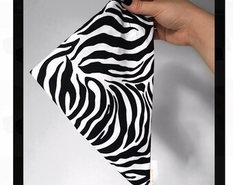 Zebra Print Handmade Slip on Dog Bandanas - Dog Bandana - Wide Selection of Patterns - Animal Print