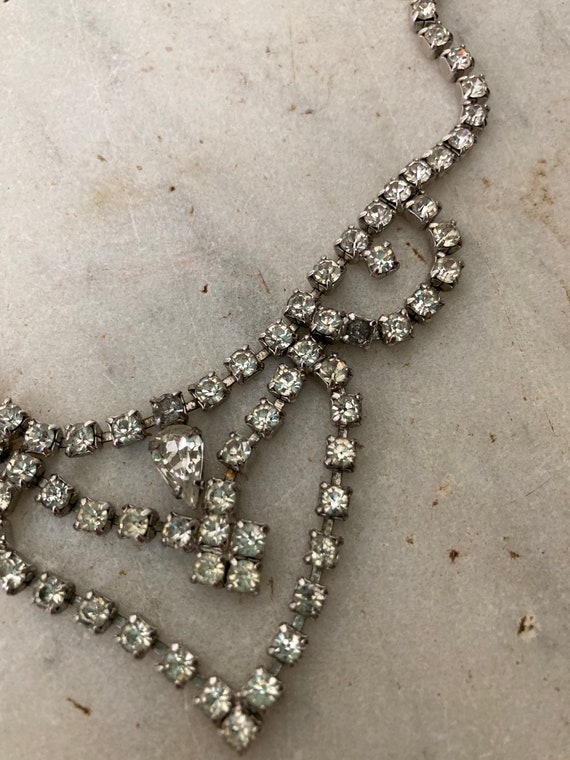Vintage Rhinestone Choker