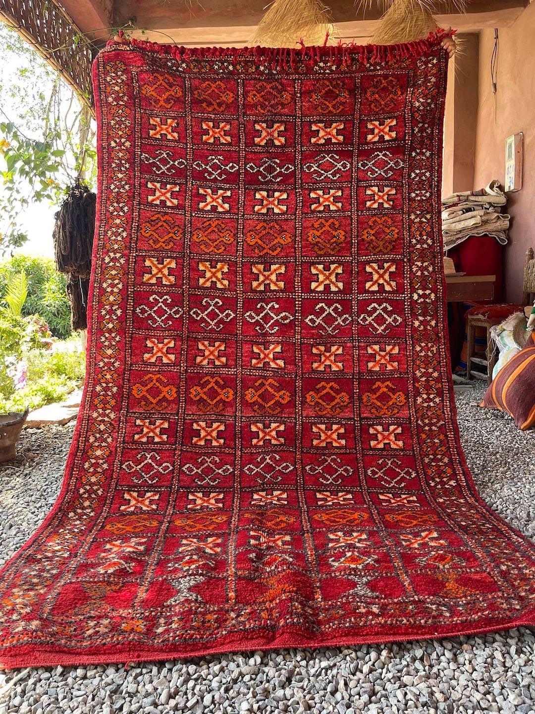 4.7x8 Rug Bohemian Rug Mrirt Colorful Rug Hand Made Rug Etsy