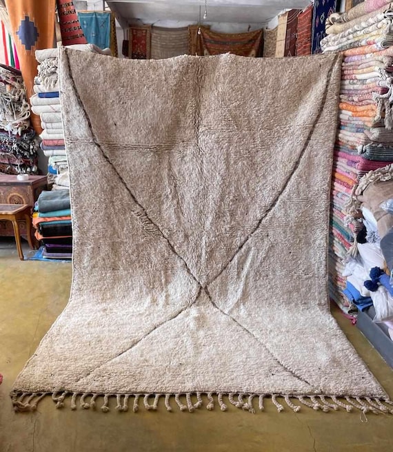 Beni Ourain Teppich 250x250, Wollteppich, Shag, Wollteppich, Berber Teppich, Shag, Wollteppich, Berberteppich, Marokkanischer Berberteppich, 230x240