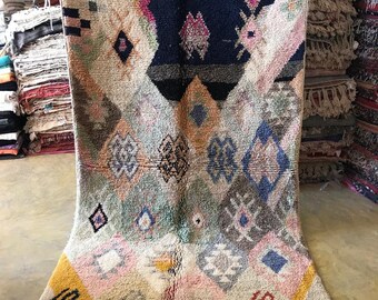 Boujaad rug 5x9, Artistic moroccan rug, Colorful rug,  Berber rug, Hand made rug, Boho decor, Boho rug, Morrocan rug, Designer rug