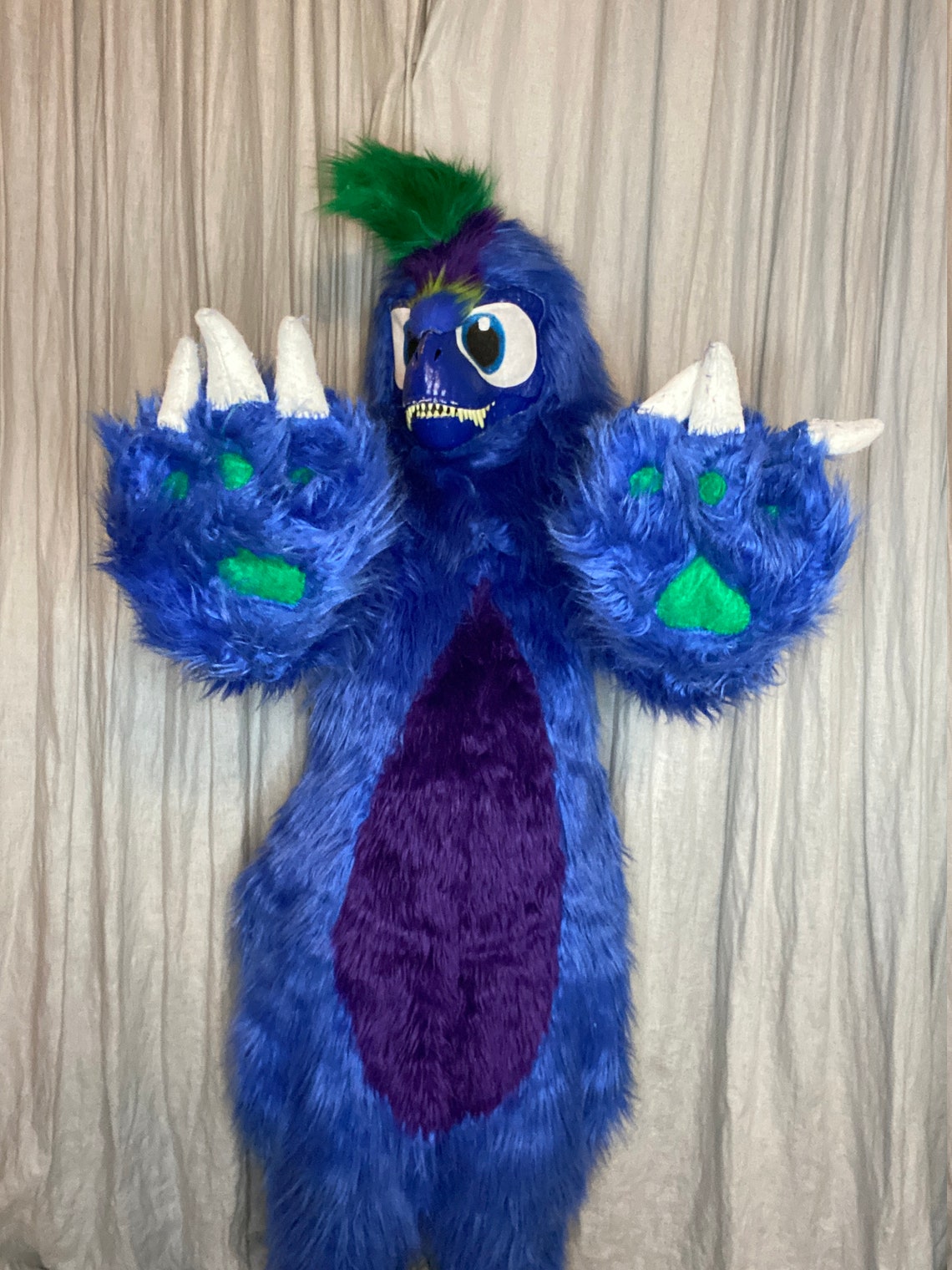 Dino Mask Fursuit Used Etsy