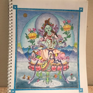 Buddhistische Bilder Malbuch, Erwachsene Malbuch, Premium Malvorlagen,