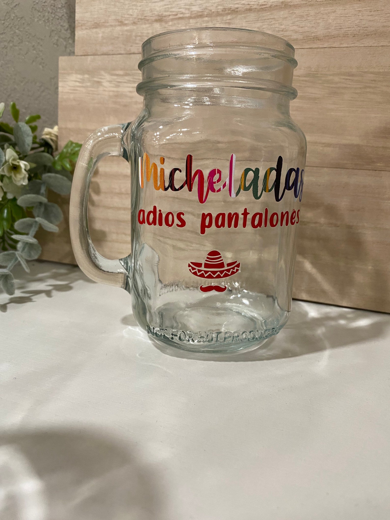 Micheladas Mason Jar cup set of 2 Etsy
