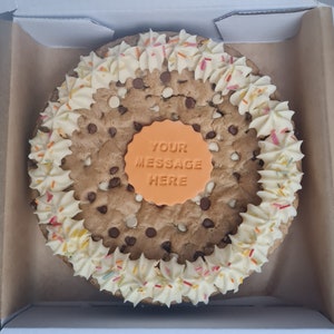 Personalised Giant Cookie | Double Chocolate Chip Cookie | Chewy Soft Cookie | Birthday Gift | Thank You | Thinking Of You | Congratulations