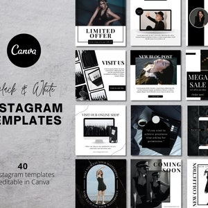 Canva Instagram Post Templates. Black and White Instagram Post Templates. Minimalist Instagram Templates. Fashion Instagram Template.