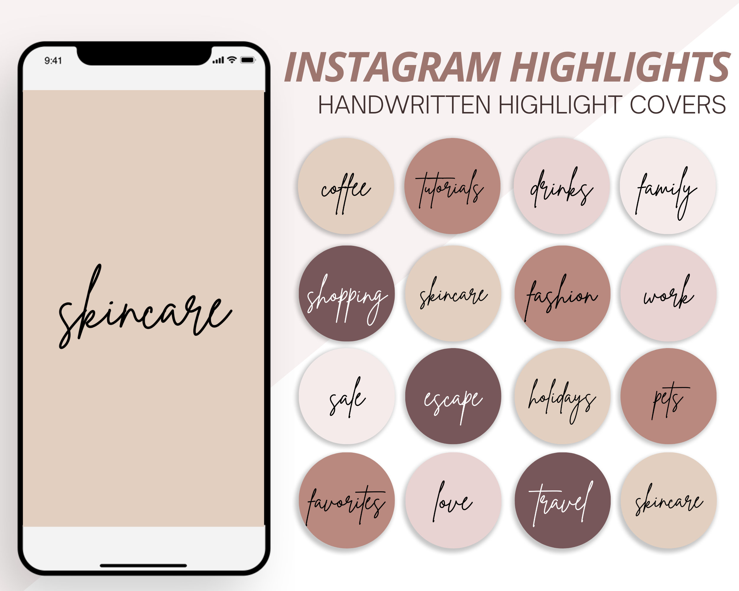 Template Instagram Highlight Covers