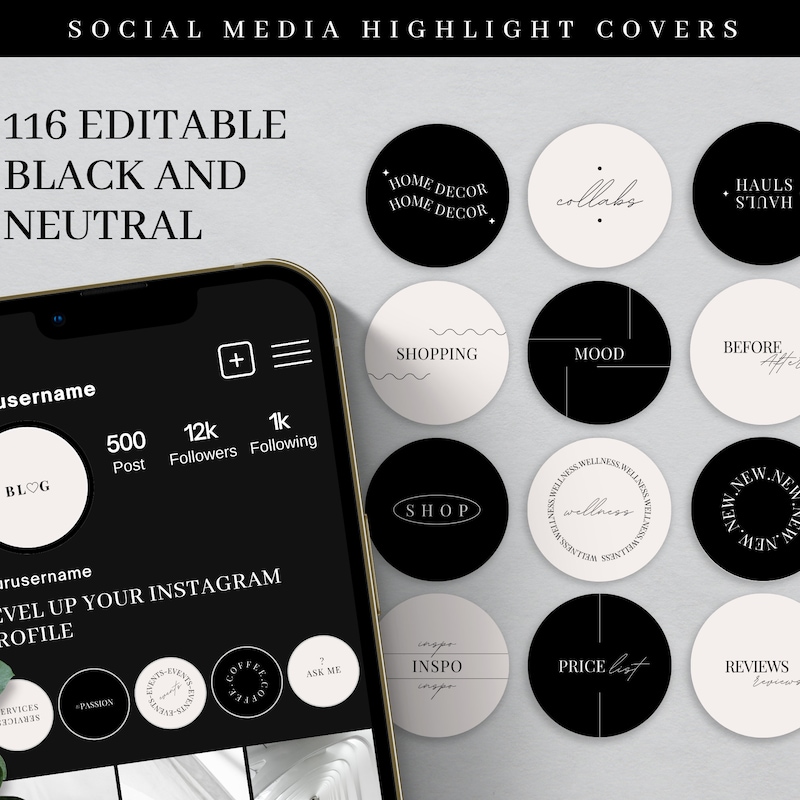 Instagram Highlights Covers - Etsy
