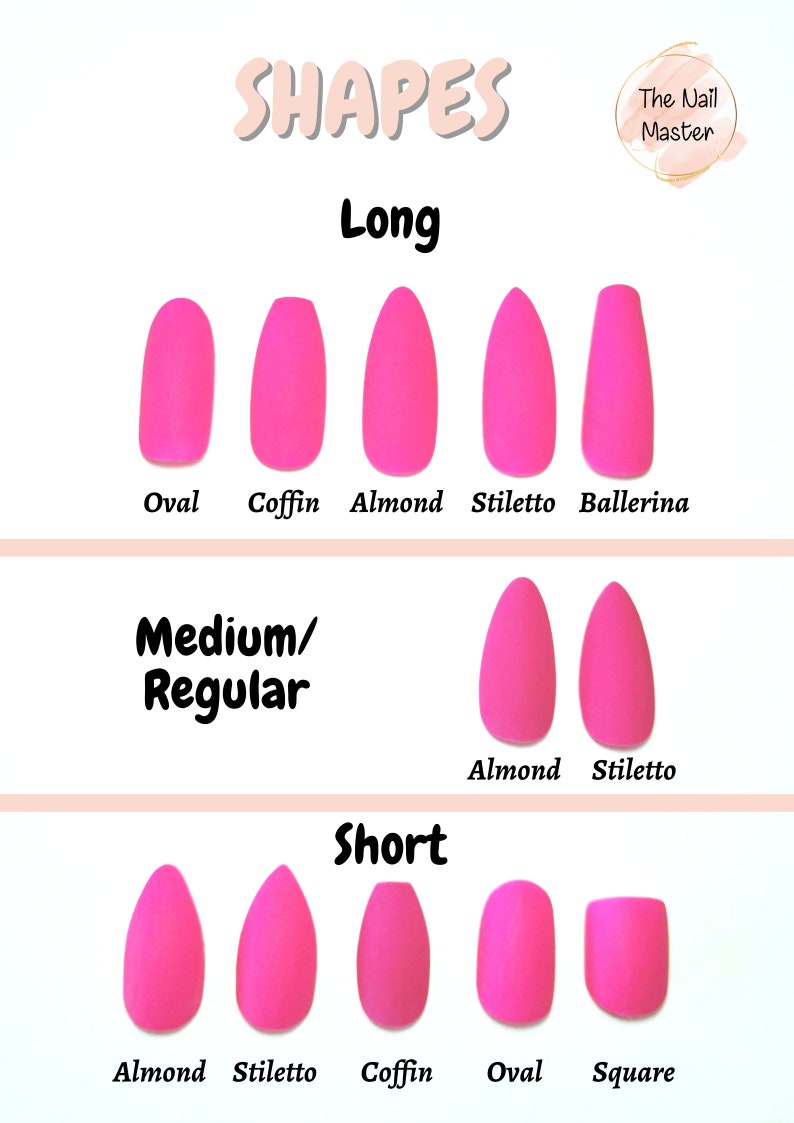 ballerina nail shapes chart ballerina nail shapes chart