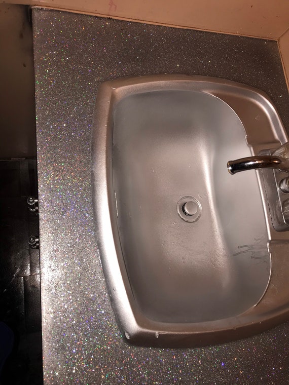 DIY Glitter Sink Supply Kit Etsy