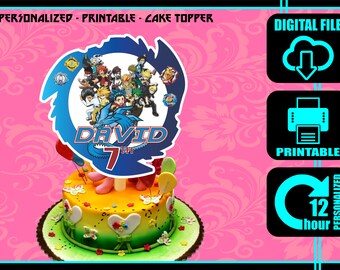Beyblade Cake Topper Etsy France