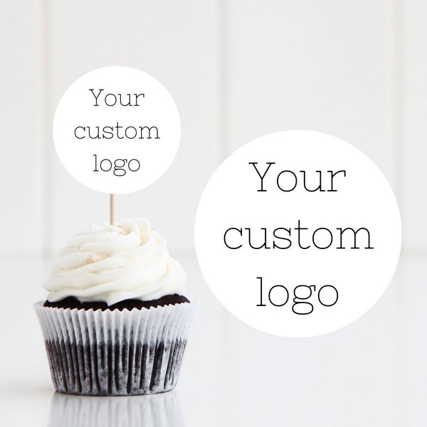 Logo Cupcake Toppers Etsy