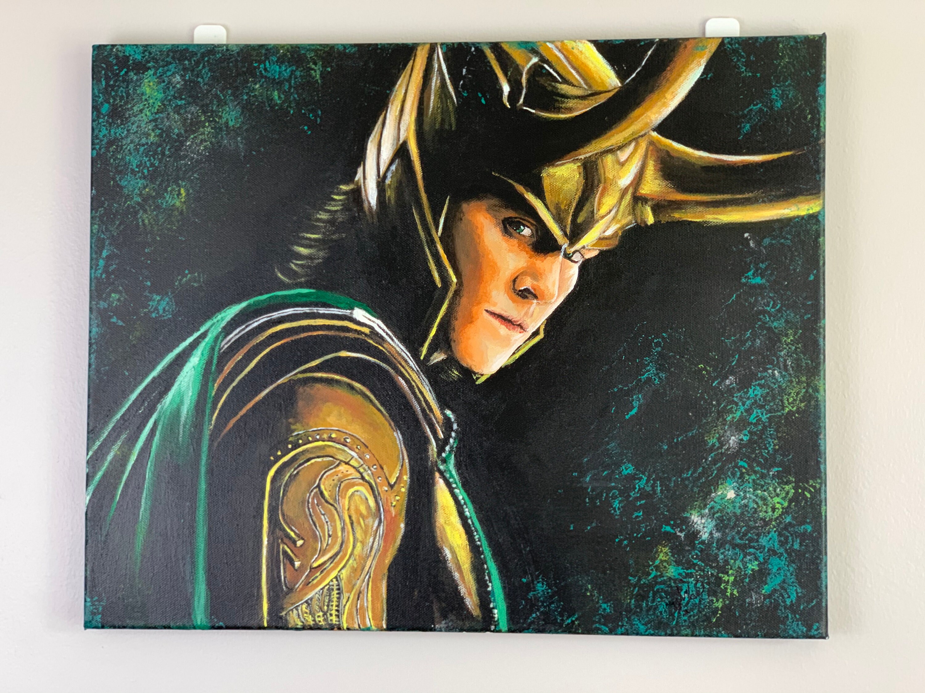 Loki Marvel Acrylic Painting Etsy