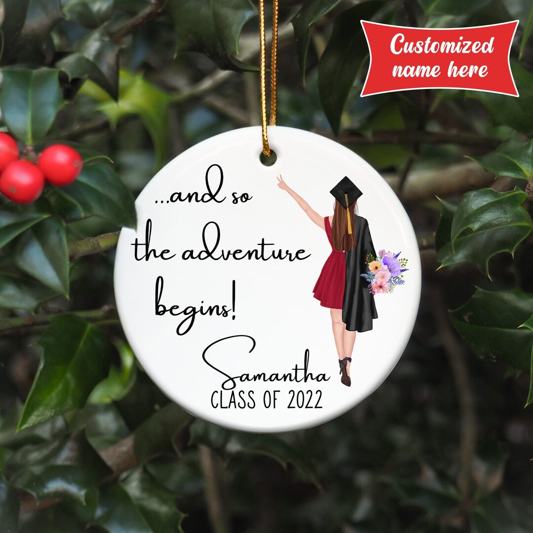 Personalized Graduation Ornament 2023 Senior 2023 Ornament Etsy