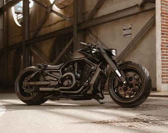 Escape de acero inoxidable artesanal para Harley Davidson V Rod 2002-2017