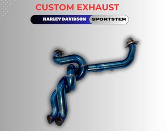 custom exhaust system twisted-model for Harley-davidson Sportster, touring, softail, dyna