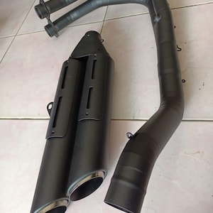 custom handmade exhaust dual muffler model for Honda CMX 500 rebel