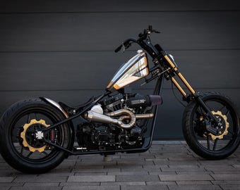 Custom Handmade Harley-Davidson Exhaust – Short Muffler for Softail, Dyna, Sportster, and Touring Models