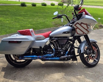 Harley Davidson Touring 2-into-1 Exhaust System (1995–2023) – Performance Upgrade for Street, Road, Electra Glide