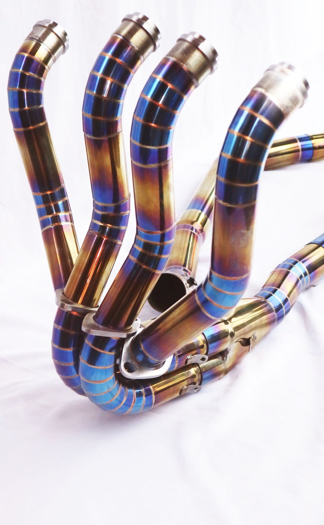 Full System Exhaust Kawasaki ZX 636 Gold N Blue Color - Etsy