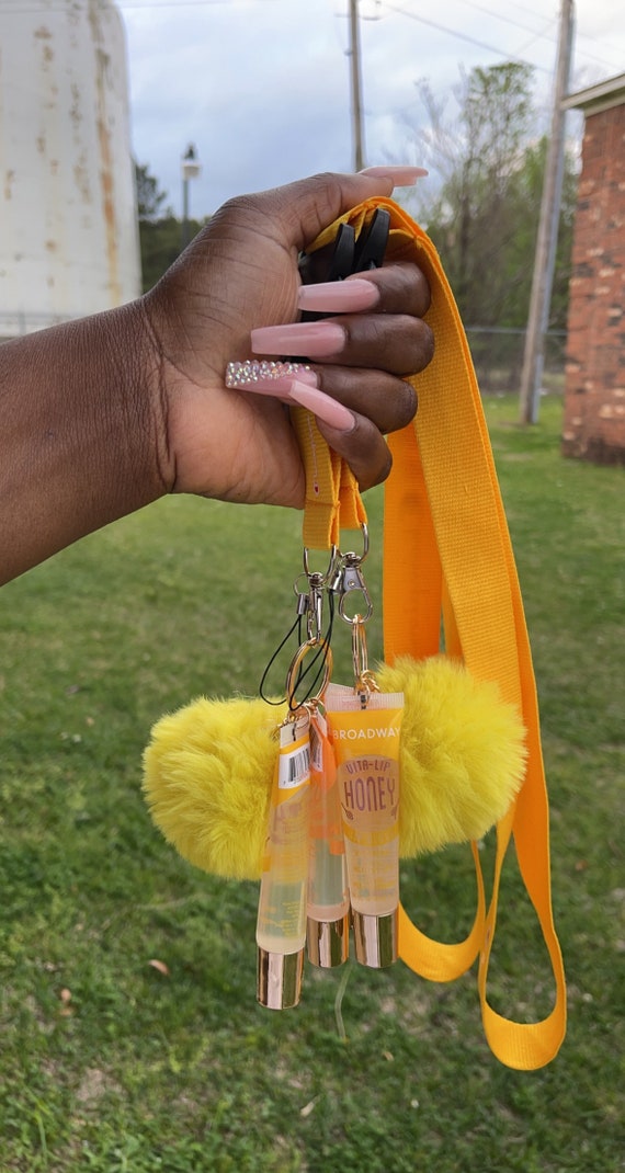 yellow champion lanyard