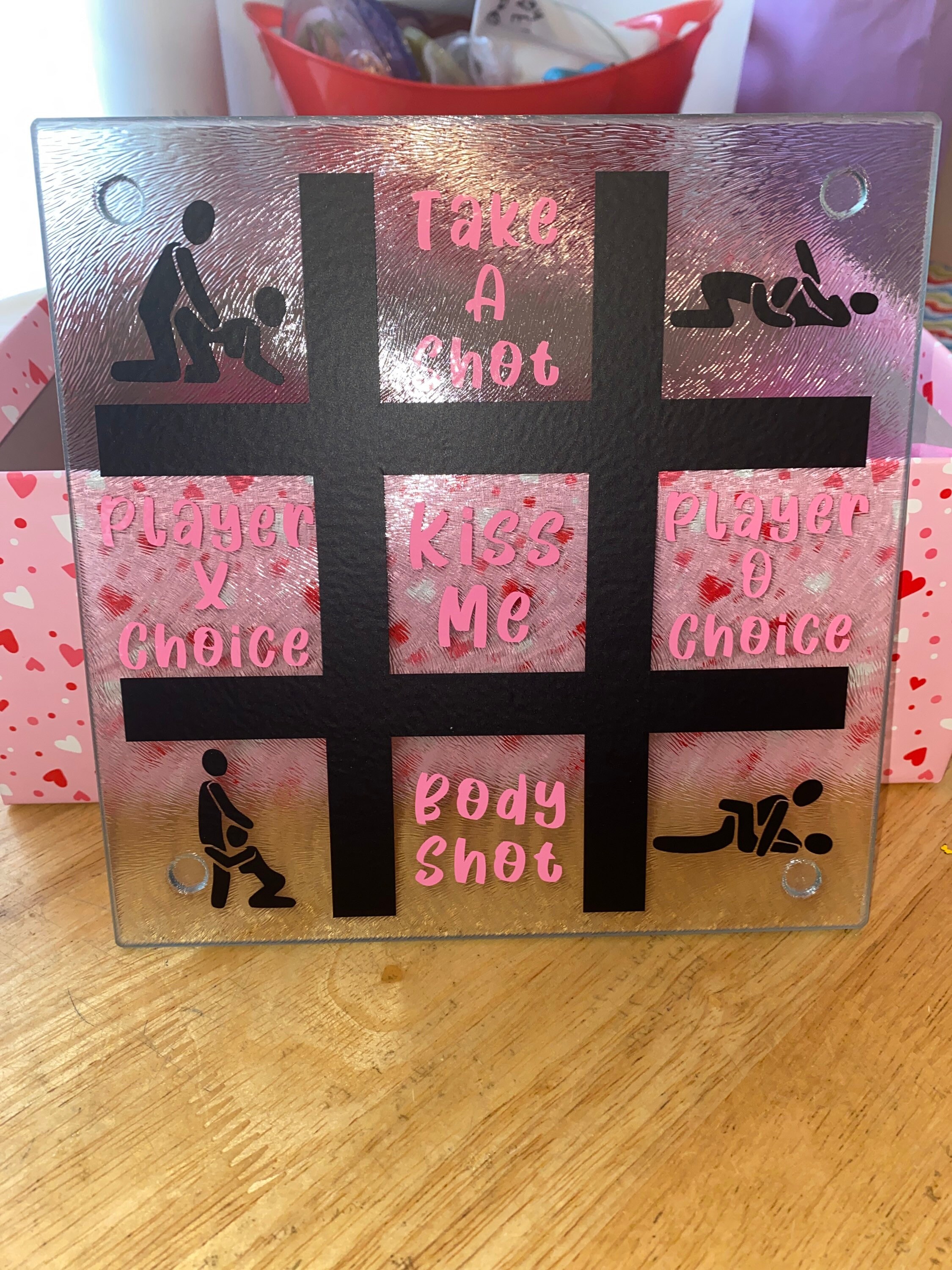 Adult Tic Tac Toe Games Naughty Valentines day Nasty Etsy