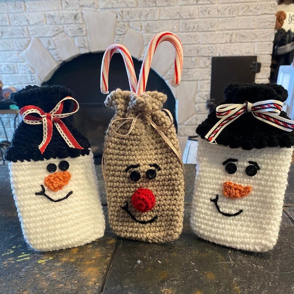 Holiday Hot Cocoa Gift Bag PATTERN