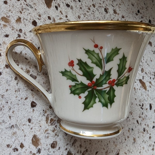 Lenox Holiday Cups and Saucers Etsy