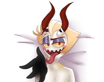 Hazbin Hotel Lucifer dakimakura bookmark