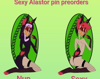Alastor enamel pins IN HAND