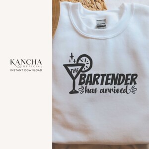 The bartender has arrived svg, bartender svg, INSTANT DOWNLOAD for cricut design space