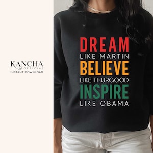 Träumen Sie wie Martin, träumen Sie wie der König, träumen Sie wie der König, träumen Sie wie der König, träumen Sie wie König, träumen Sie wie König, träumen Sie wie König-Svg-Datei, INSTANT DOWNLOAD für Cricut Design Space