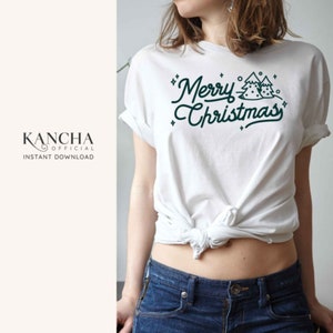 Frohe Weihnachten svg, Weihnachtsbaum svg, lassen Sie es schneien svg, INSTANT DOWNLOAD für Cricut Design Space Silhouette Cameo