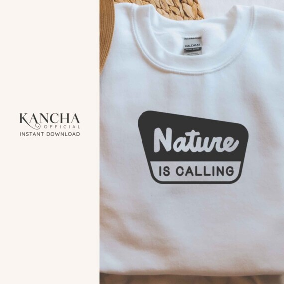 Nature is Calling Svg Nature Svg Mountains Svg Camping Svg - Etsy