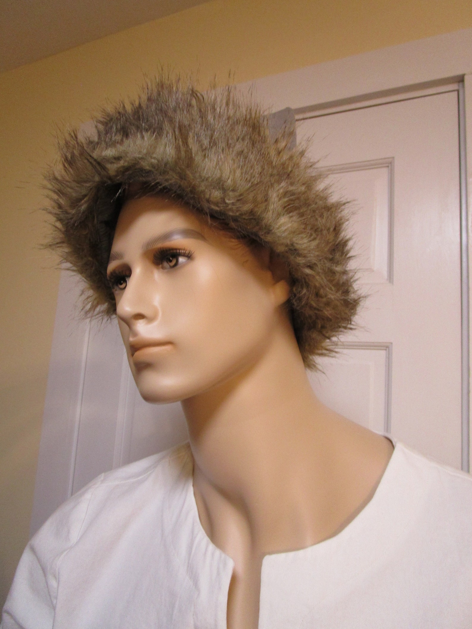 Tartarian Fur Trimmed Hunting Hat Etsy