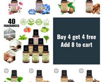 40 Fragrances 15ml Essential Oils 100% Natural Pure Organic High Quality Therapeutic Grade Aromatherapy.