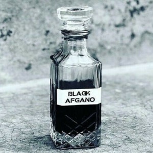 Black Afgano Concentrated Perfume Oil Attar Itr Fragrance Oil 50ml by AL-AUF