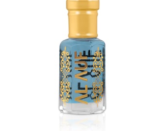 Kühles Blaues Konzentriertes Parfümöl Attar Itr Fragrance Oil Von AL-AUF 12ml.