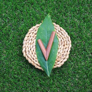 Minimalist Thin Kuripe Self Applicator | Made purely from ALGARROBO | Eco-Conscious & Pocket-Sized | Crafted in the Sacred Valley - Cusco