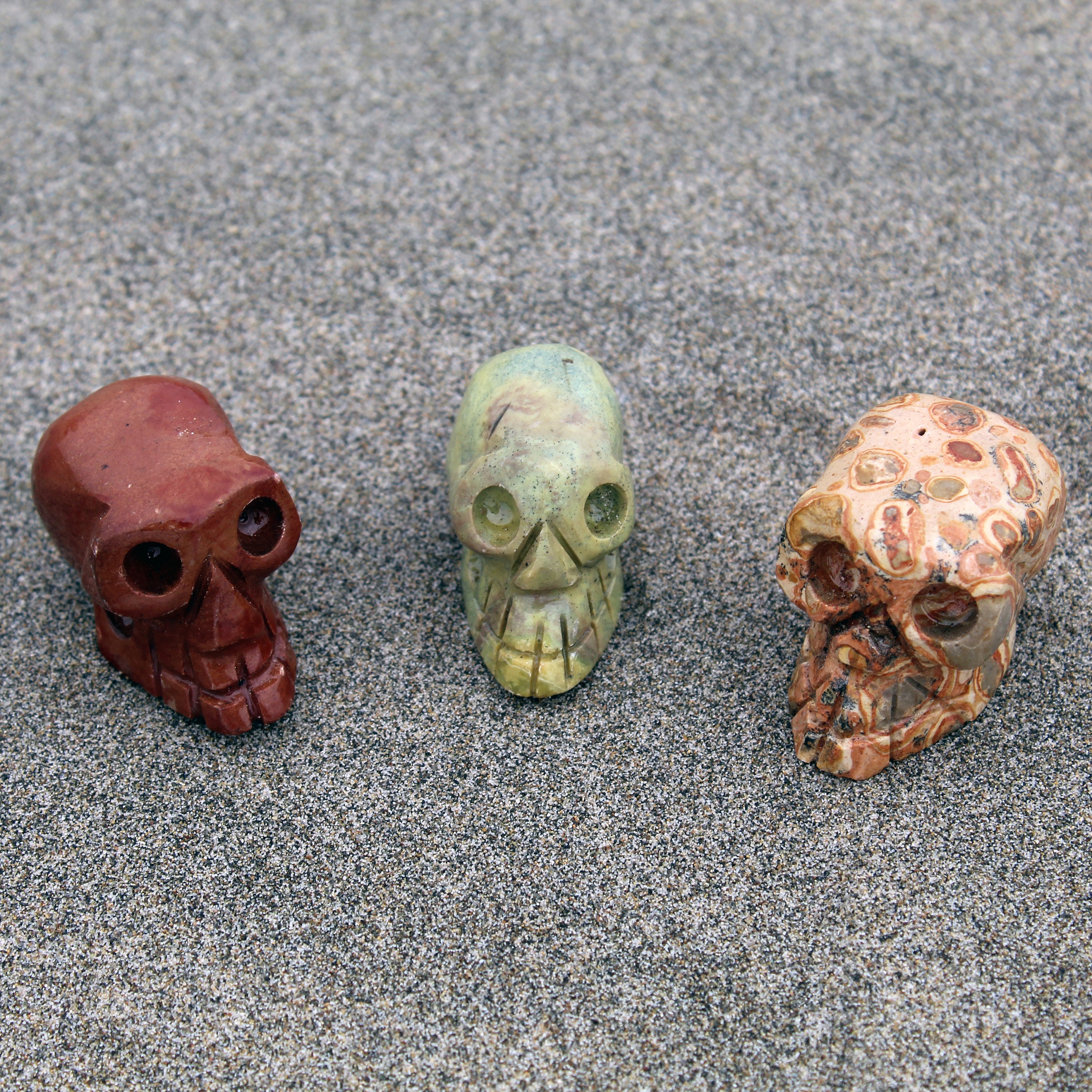 SMALL HANDCARVED SKULL Stone Figure | Peruvian Sacred Item for Mesa, Altar, Shrines | Handcrafted in Sacred Valley – Cusco