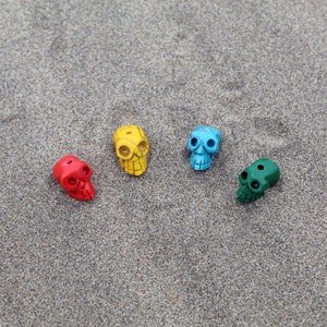 HANDCARVED TINY SKULL Stone Figure Set | Peruvian Sacred Item for Mesa, Altar, Shrines | Handcrafted in Sacred Valley – Cusco
