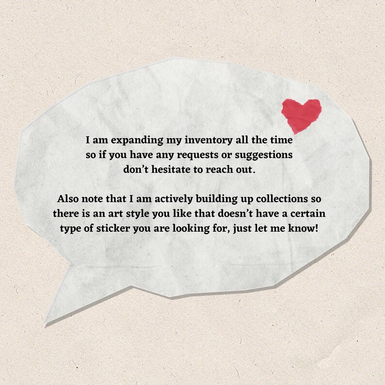 a piece of paper with a red heart on it