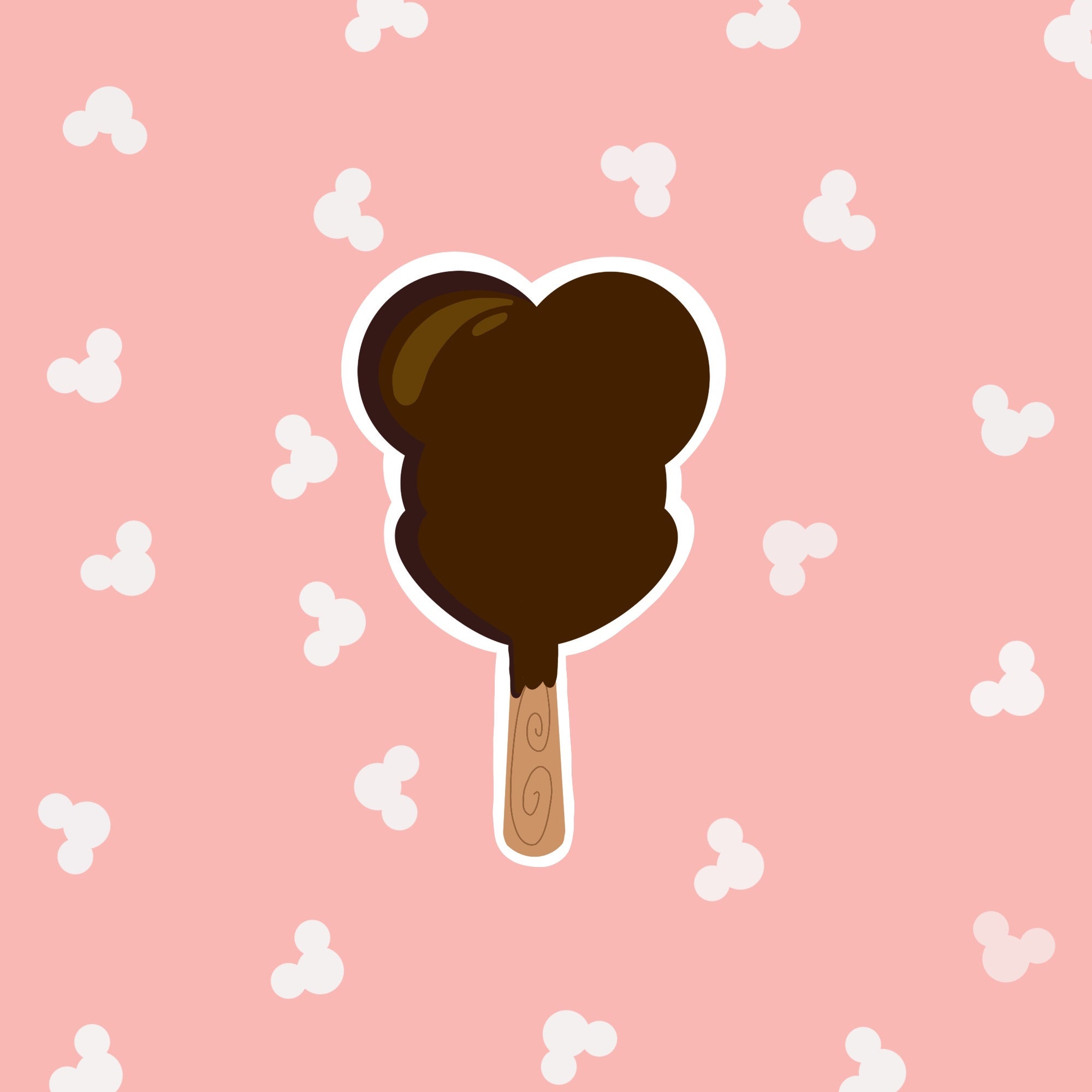 Mickey Ice Cream Bar Aufkleber Etsy