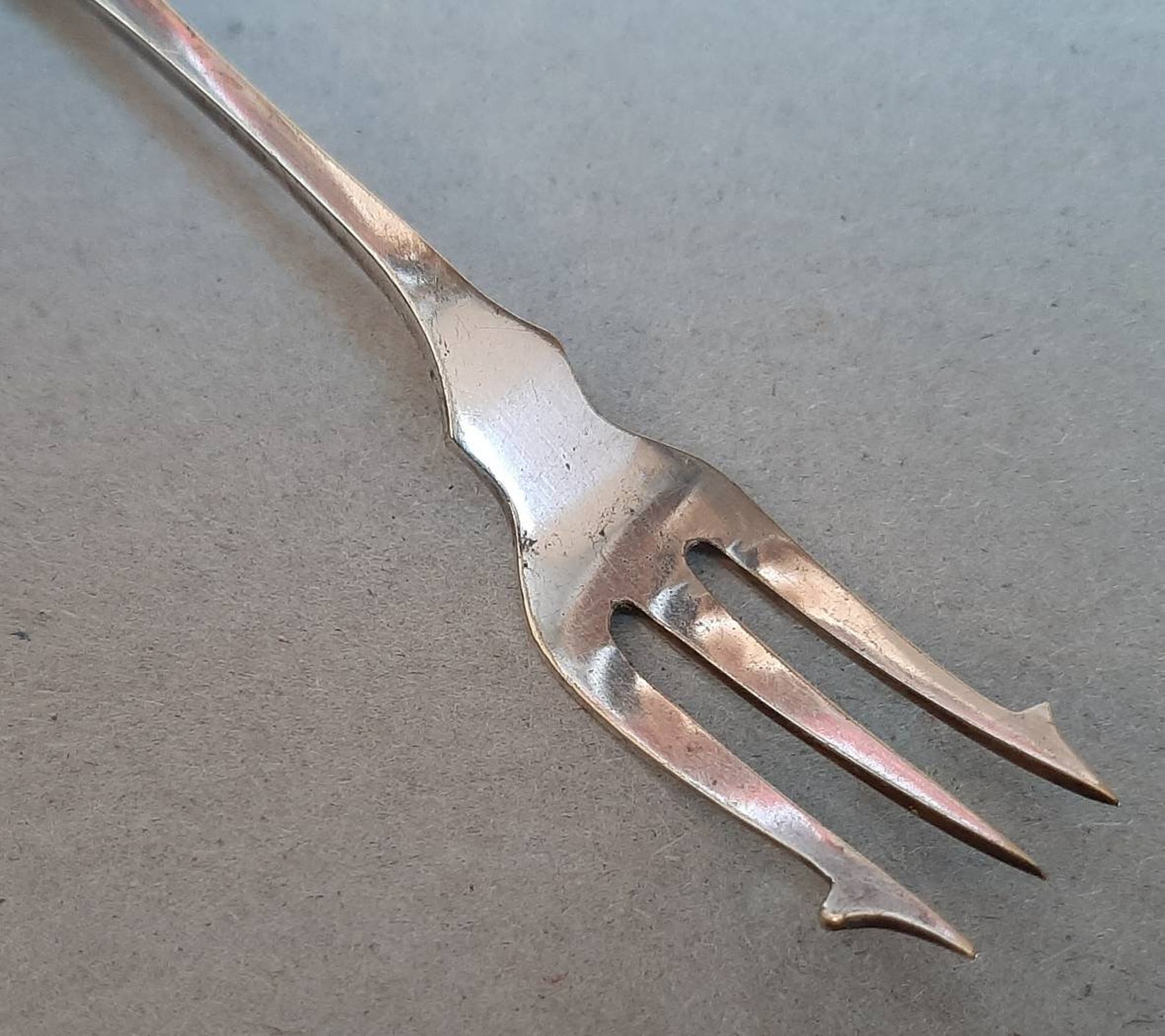 RESERVED For Stacy... Antique EPNS Pickle Fork... Mother of Etsy
