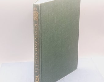 Keats And Shelley... Green Cloth Book... 1939 Temple Press... Vintage Poetry Hardback