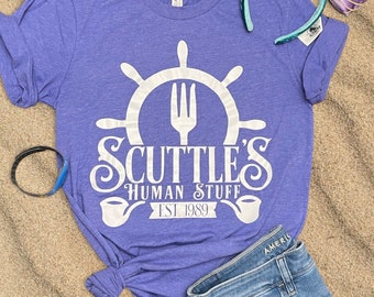 Little Mermaid Scuttle Shirt | Scuttle's Human Stuff | Dinglehopper | Ariel | Sebastian | Flounder | Under The Sea | Disney World