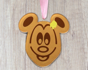 Mickey Waffle Ornament | Christmas Tree | Mouse | Disney | Breakfast