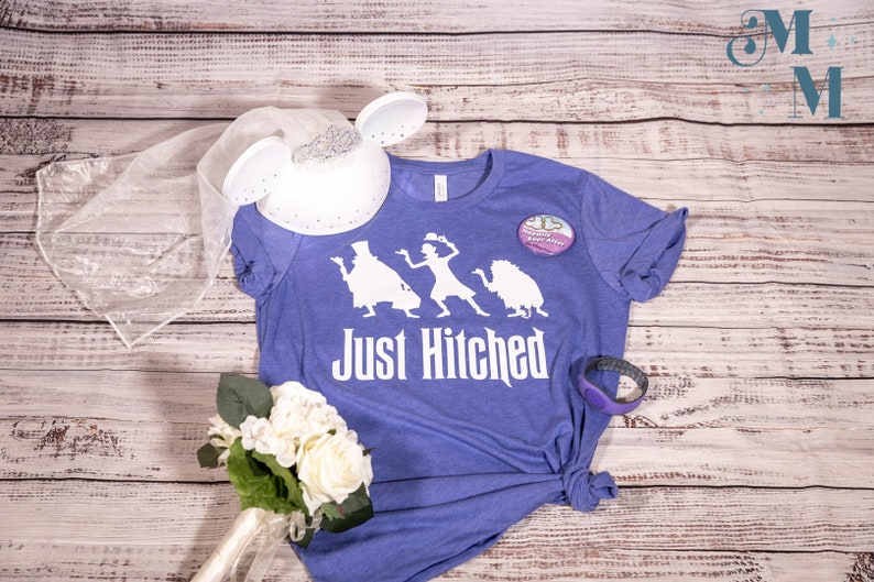 Just Hitched | Haunted Mansion | Ghosts | Spooky | Magic Kingdom | Married | Couple